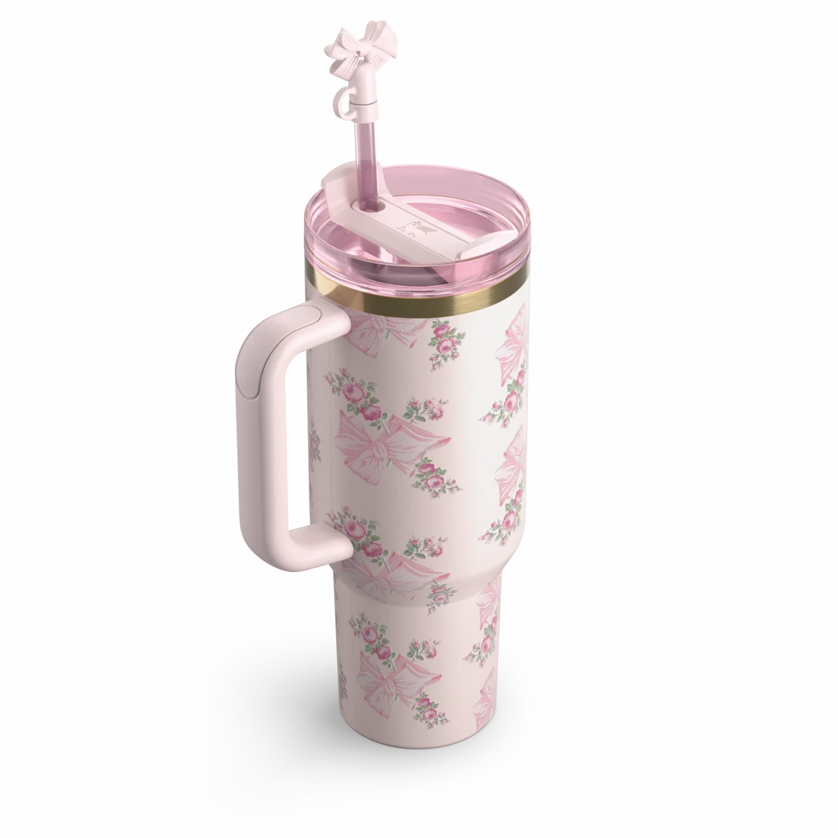 The Stanley x LoveShackFancy Holiday Quencher | 40 OZ – Pink