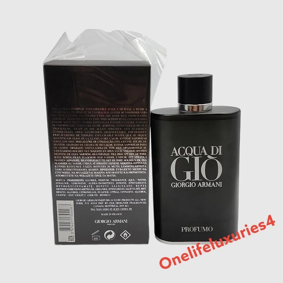 Acqua Di Gio Profumo by Giorgio Armani 6.08 oz Parfum Cologne for Men New In Box