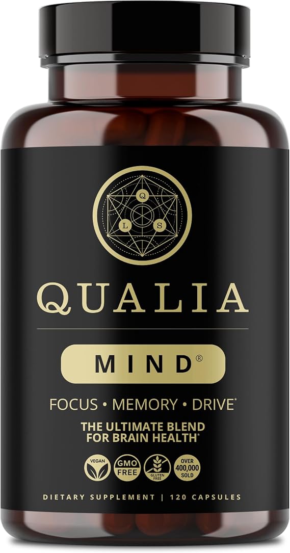 Qualia Mind | Nootropic Brain Supplement for Memory, Focus & Energy