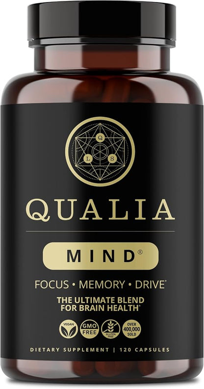 Qualia Mind | Nootropic Brain Supplement for Memory, Focus & Energy