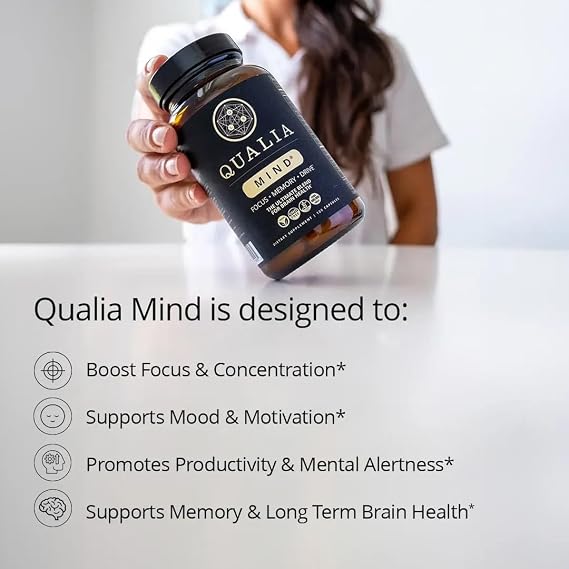 Qualia Mind | Nootropic Brain Supplement for Memory, Focus & Energy