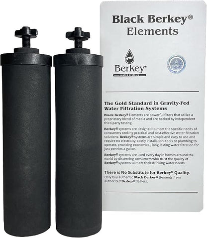 Berkey Elements BB9-2 Filters - (Set of 2 Black Berkey Elements)