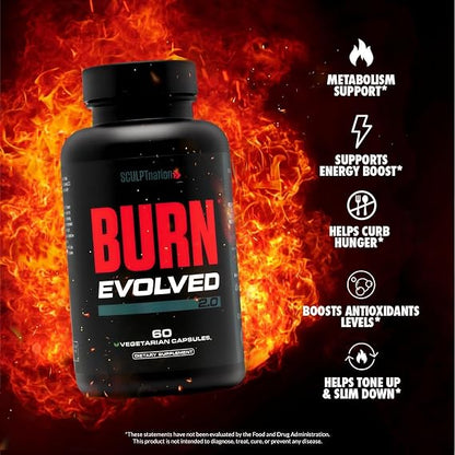 Sculpt Nation Burn Thermogenic Fat Burner – 60 Veggie Caps