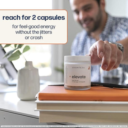Elevate Nootropic Supplement – Memory & Focus Support, 56 Count