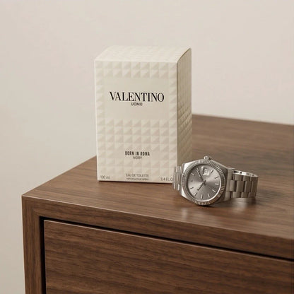 Valentino Uomo Born In Roma Ivory Eau de Toilette Spray 3.4 fl oz