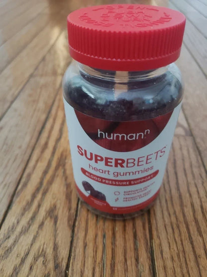 HumanN Super Beets Strawberry Gummies 60 Ct Blood Pressure