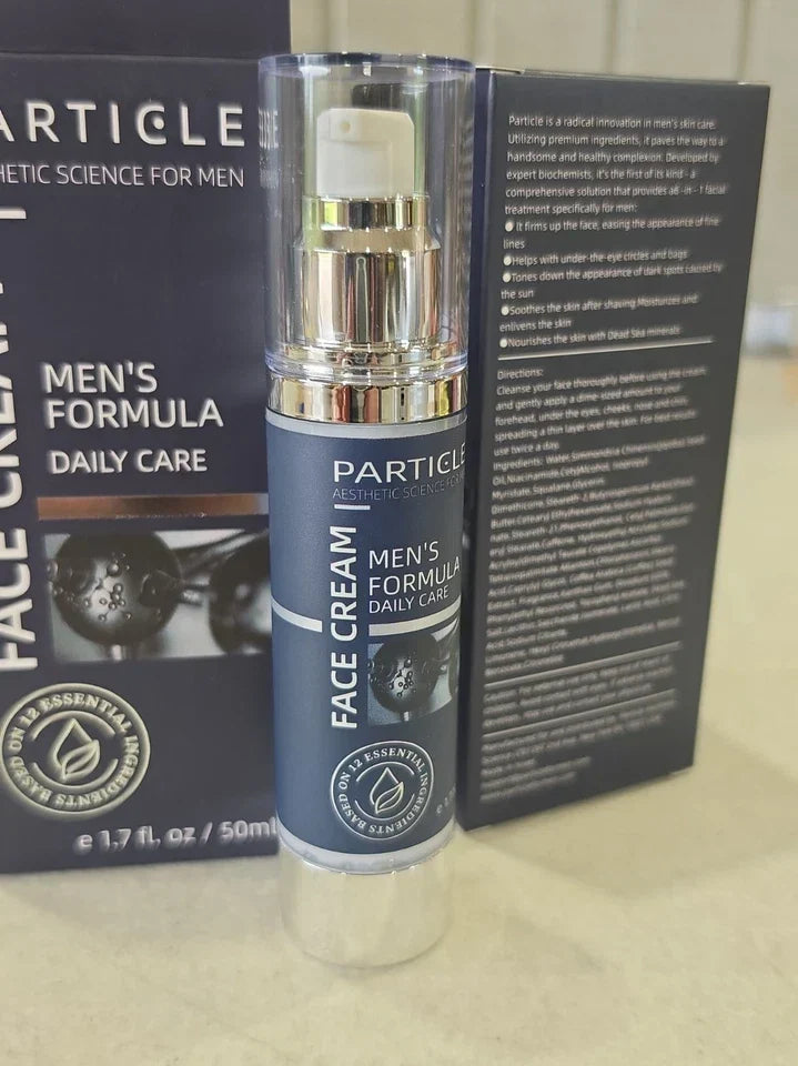 Particle FACE CREAM Men's Formula 6 in 1 Anti-Aging Moisturizer 1.7oz