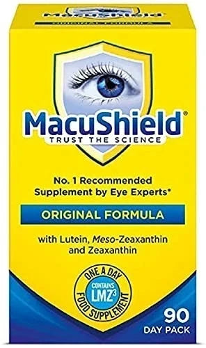 Macushield Original+ Eye Supplement 90 Capsules Supports Vision Health