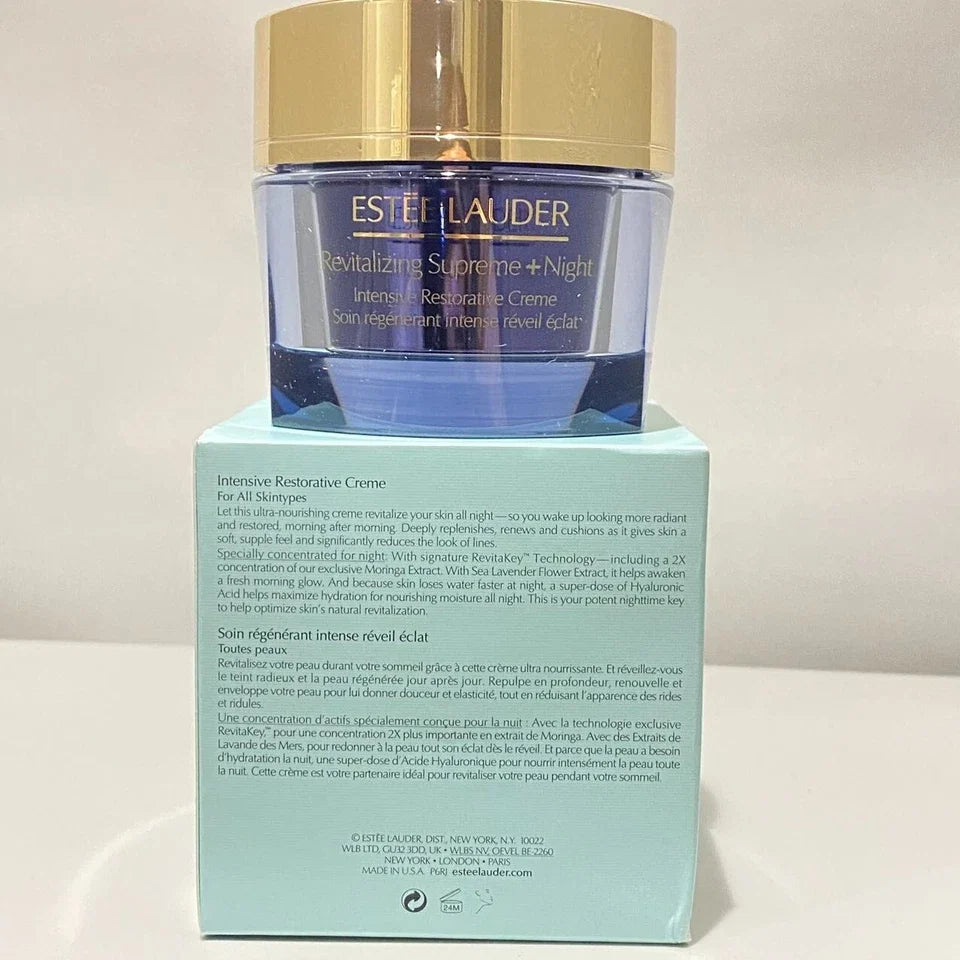 New Estee Lauder Revitalizing Supreme+Night Intensive Restorative Creme~1.7 oz
