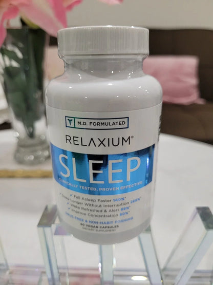RELAXIUM SLEEP natural sleep support clinically proven 60 capsules