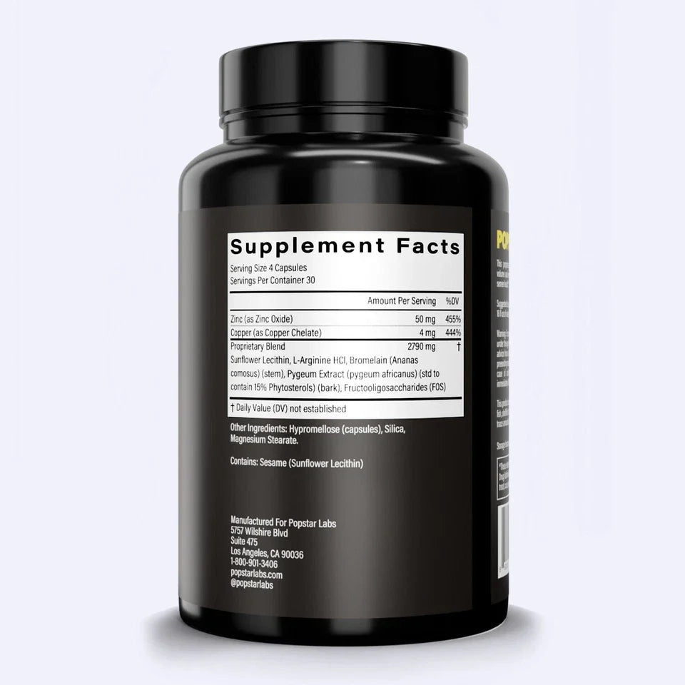 POPSTAR Semen Volume Supplement-Men's Semen Health & Fertility-Doctor Formulated