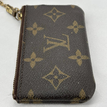 Louis Vuitton Monogram Pochette Clés Key Pouch Brown M62650