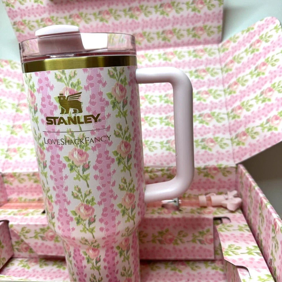 STANLEY X LOVESHACKFANCY Collaboration 2024 BLOOMING HEIRLOOM 40 oz