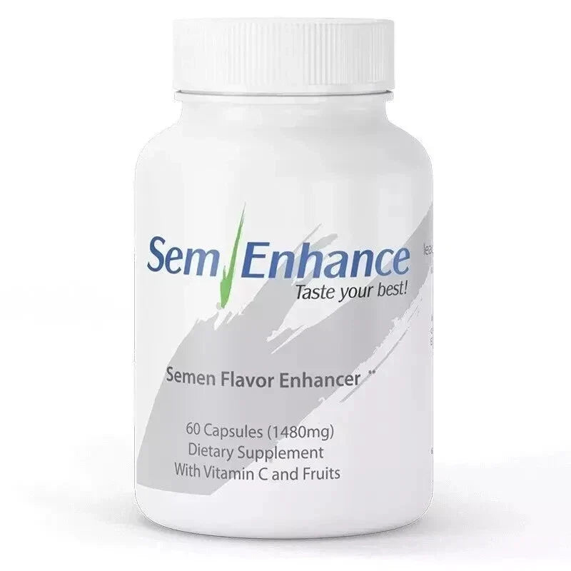 Semenhance Best Semen Flavor Enhancer 60 Capsules Natural Fruity Taste Formula