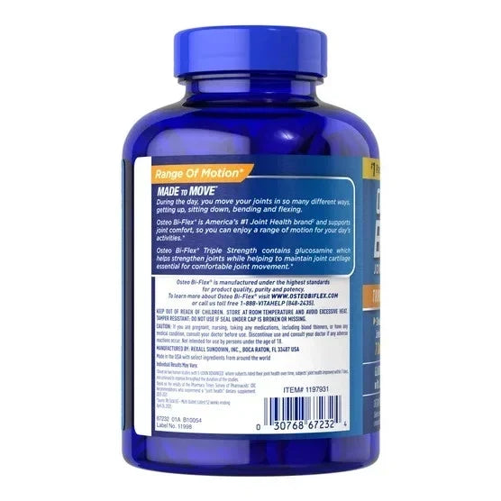 Osteo Bi-Flex Triple Strength Joint Health Supplement Tablets 200ct